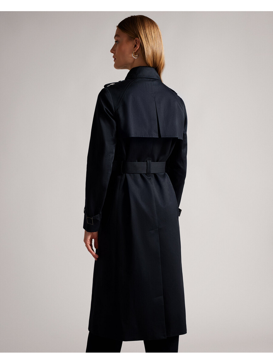 robbii - gabardina ligera impermeable con cinturón