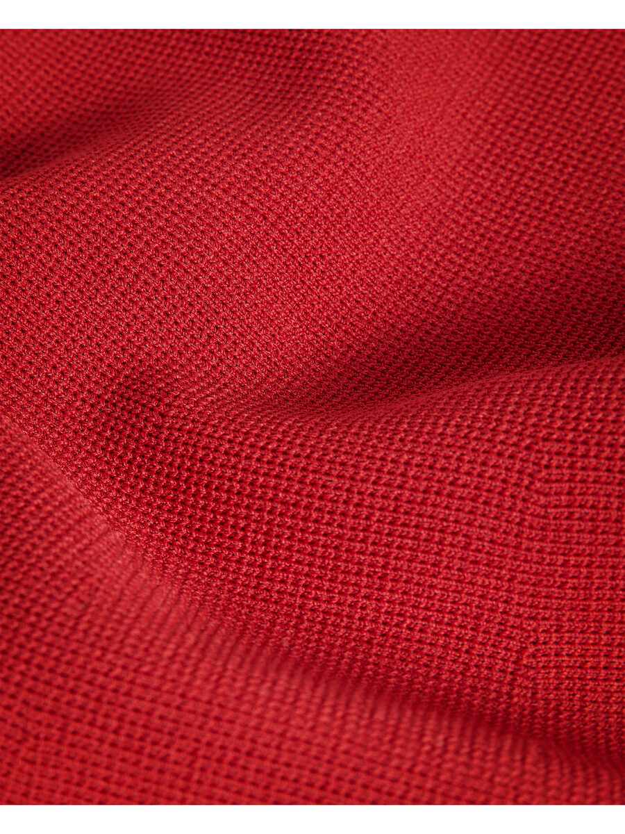 canddy - vestido mini ajustado de punto con dobladillo plisado