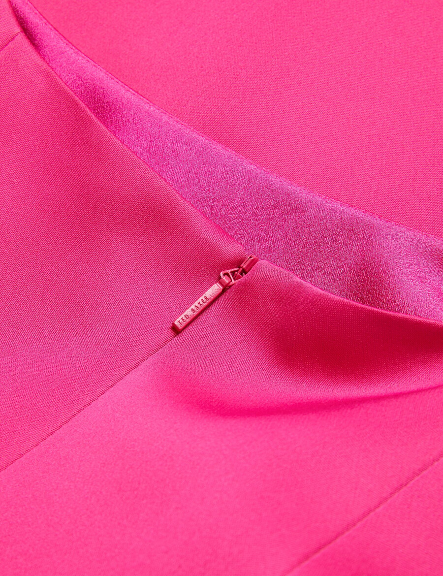 kavala - vestido mini con escote cuadrado y tirantes anudados