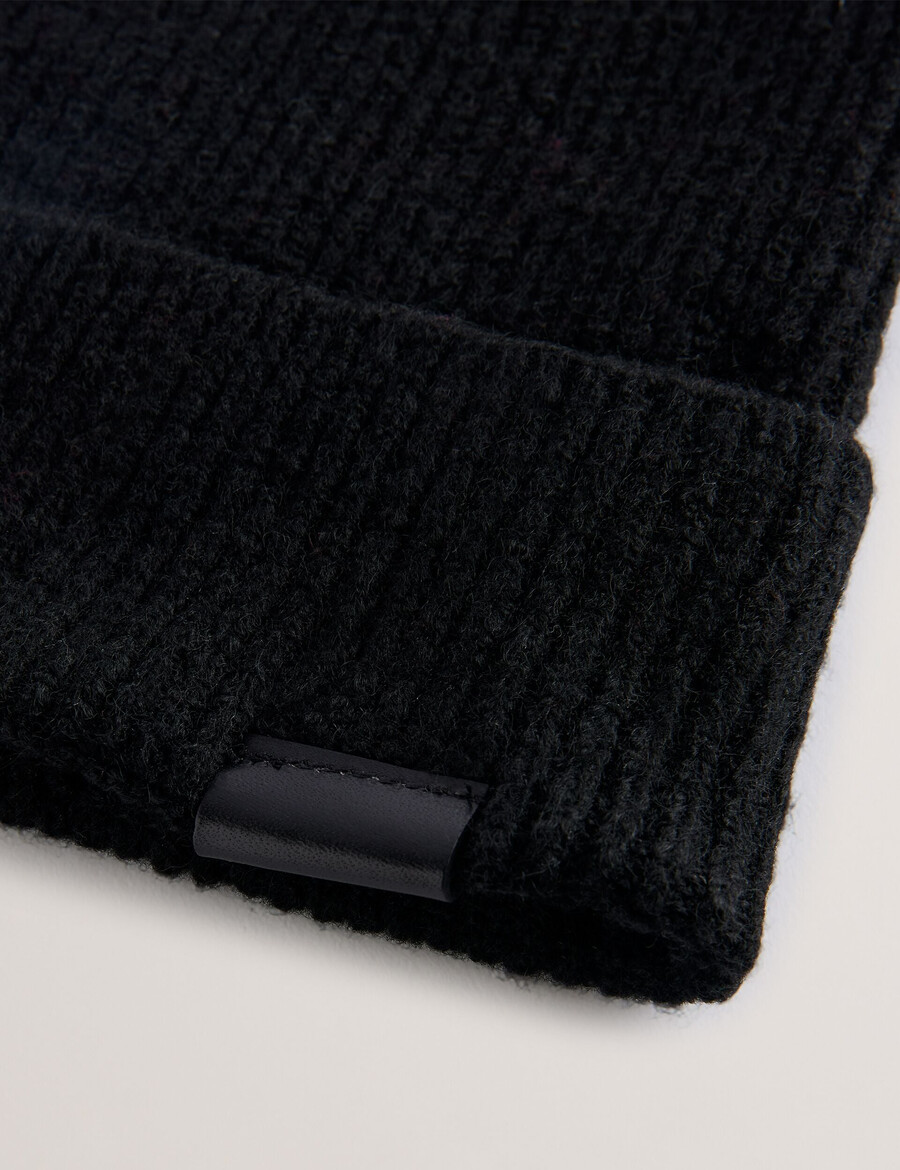 alliiie - gorro de punto acanalado con vuelta