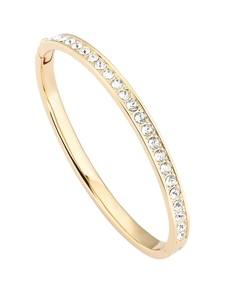 clemara - brazalete con bisagra de cristal