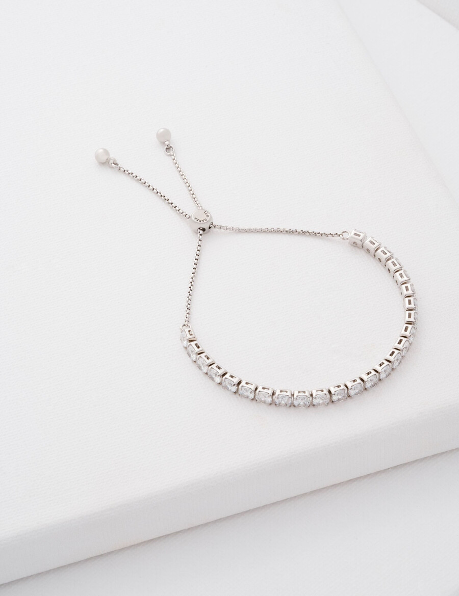 melrah - pulsera de tenis ajustable con cristales