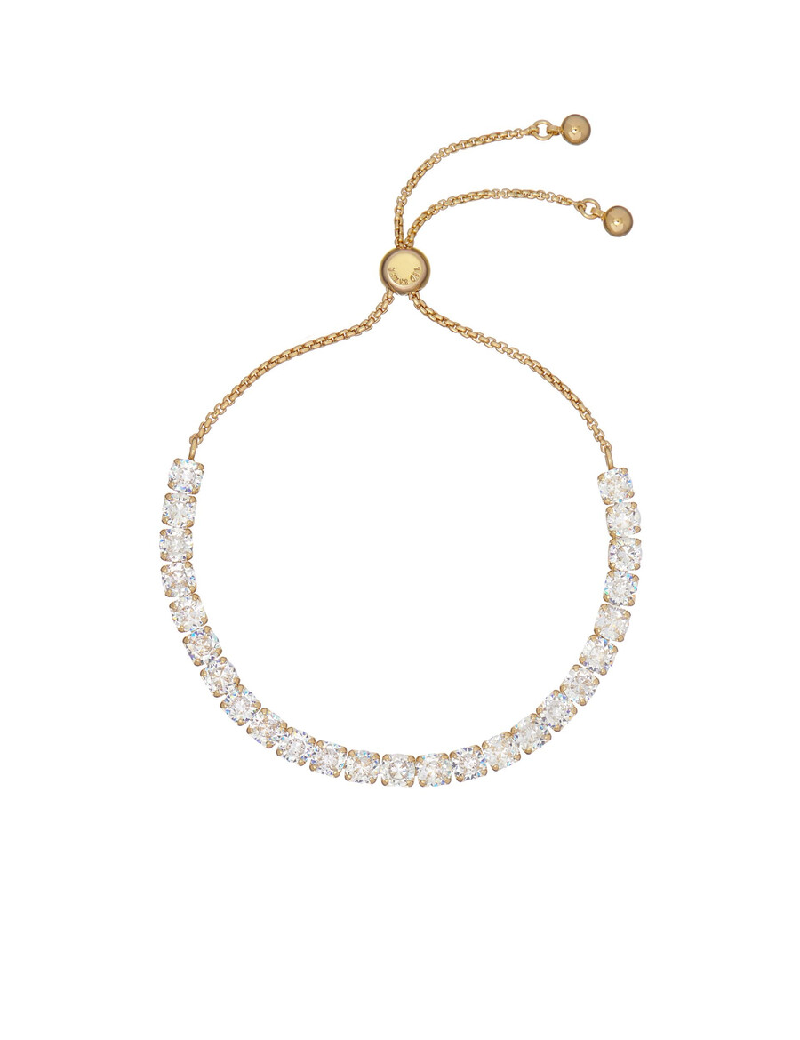 melrah - pulsera de tenis ajustable con cristales