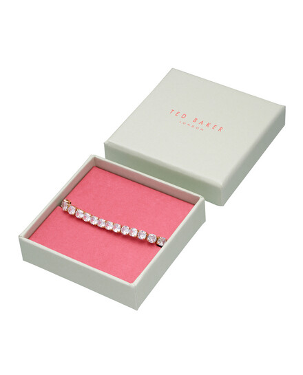melrah - pulsera de tenis ajustable con cristales