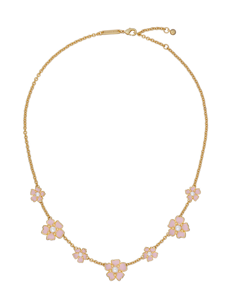 petia - collar de flores pintadas