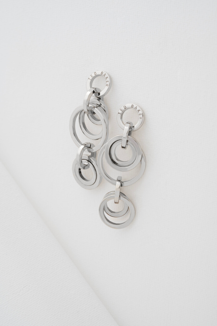 pendientes colgantes de aro múltiple