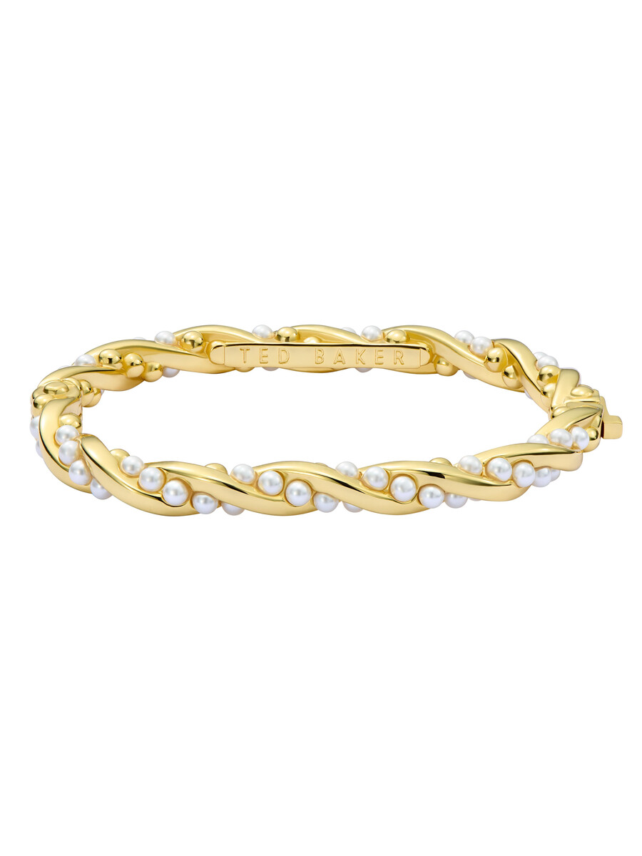 tilaa - brazalete de perlas retorcidas