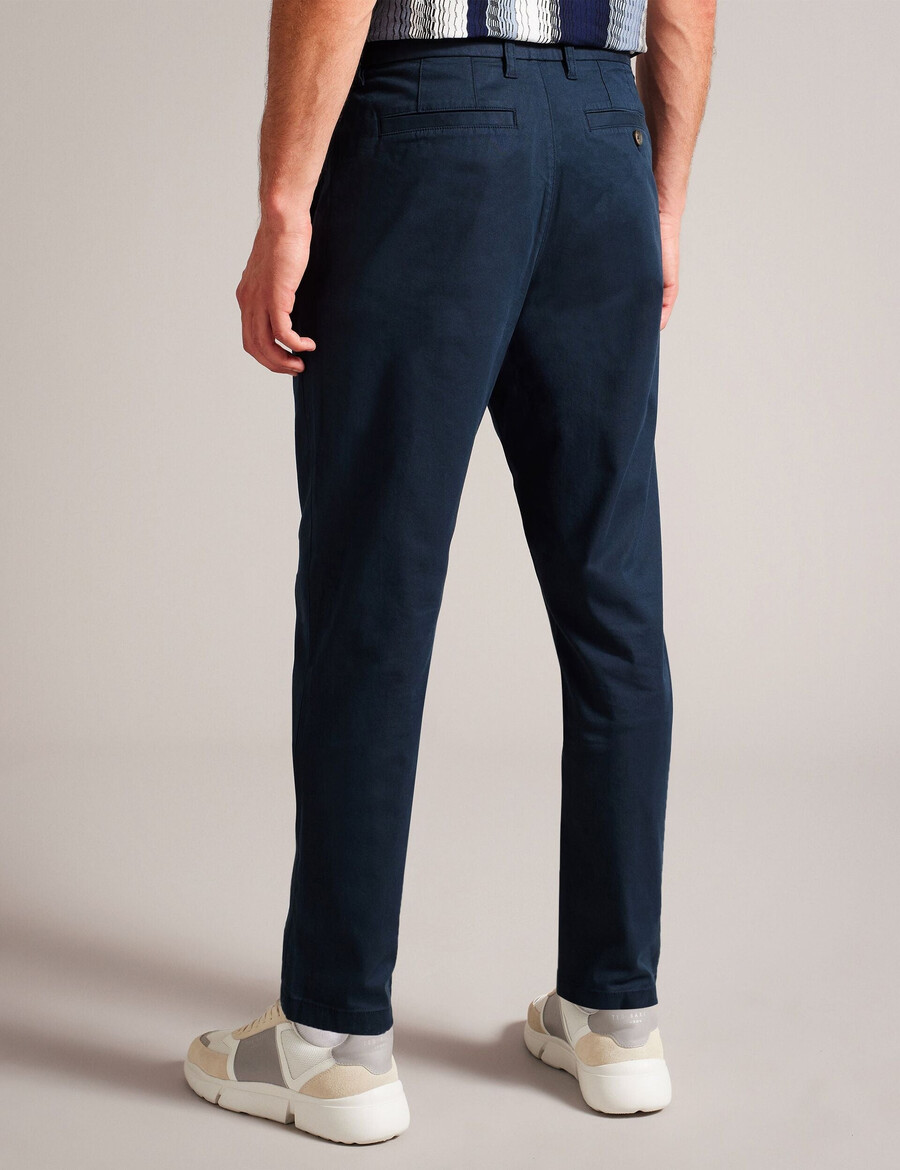 haybrn - pantalón chino texturizado de corte regular