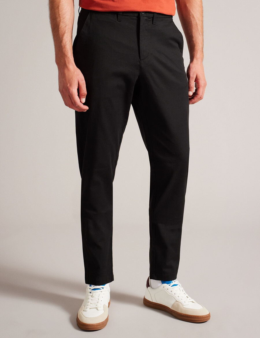haybrn - pantalón chino texturizado de corte regular