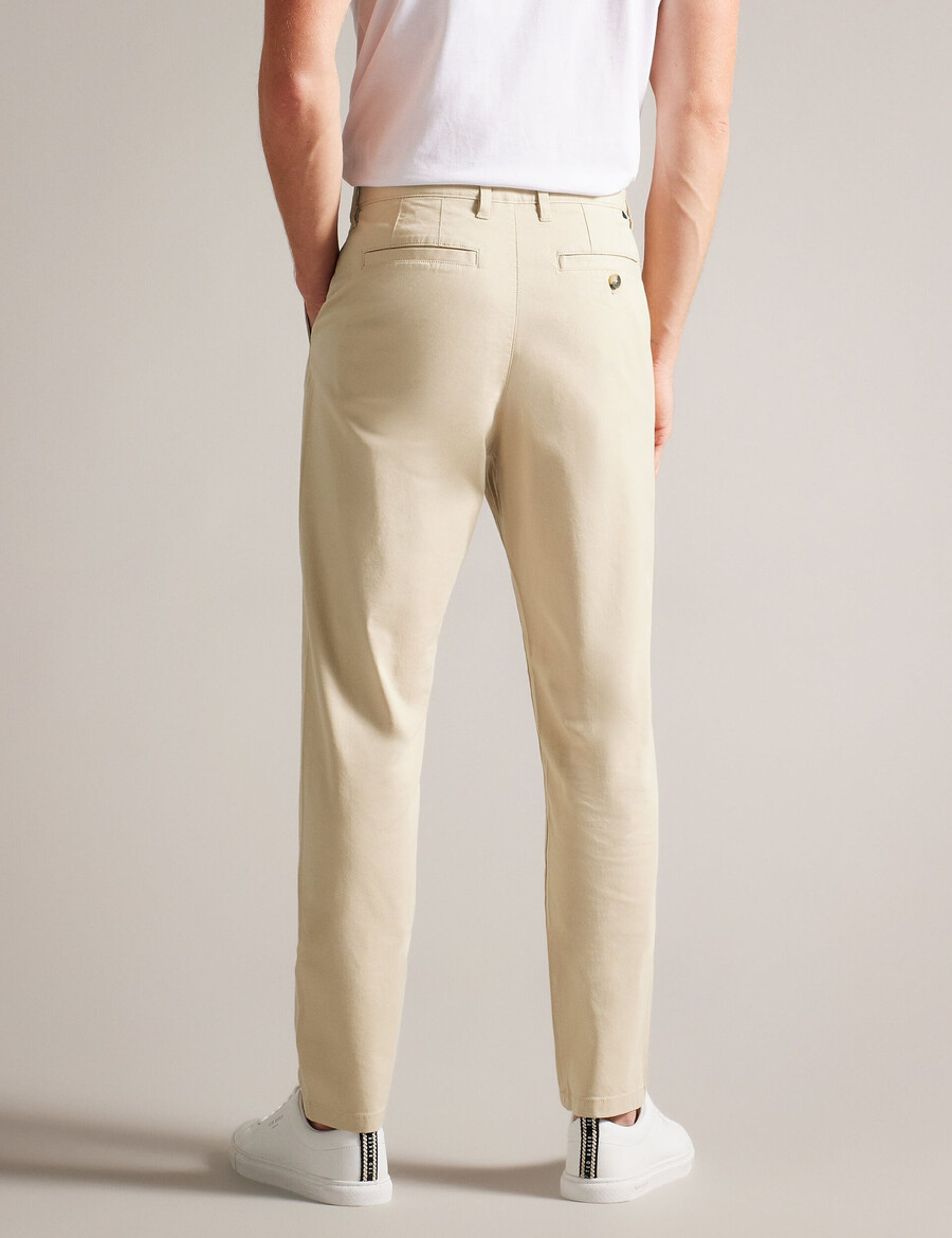 haybrn - pantalón chino texturizado de corte regular