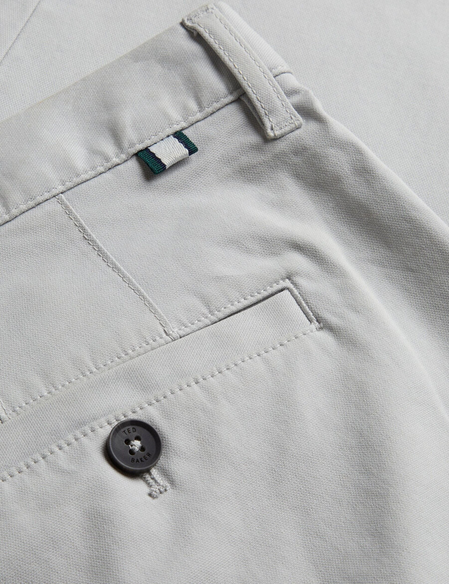 haybrn - pantalón chino texturizado de corte regular