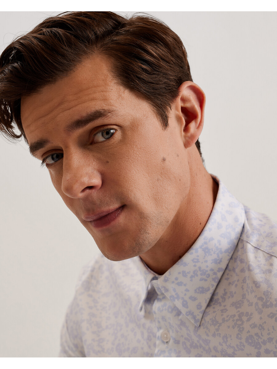 lovelad - camisa de manga larga con estampado de flores ditsy