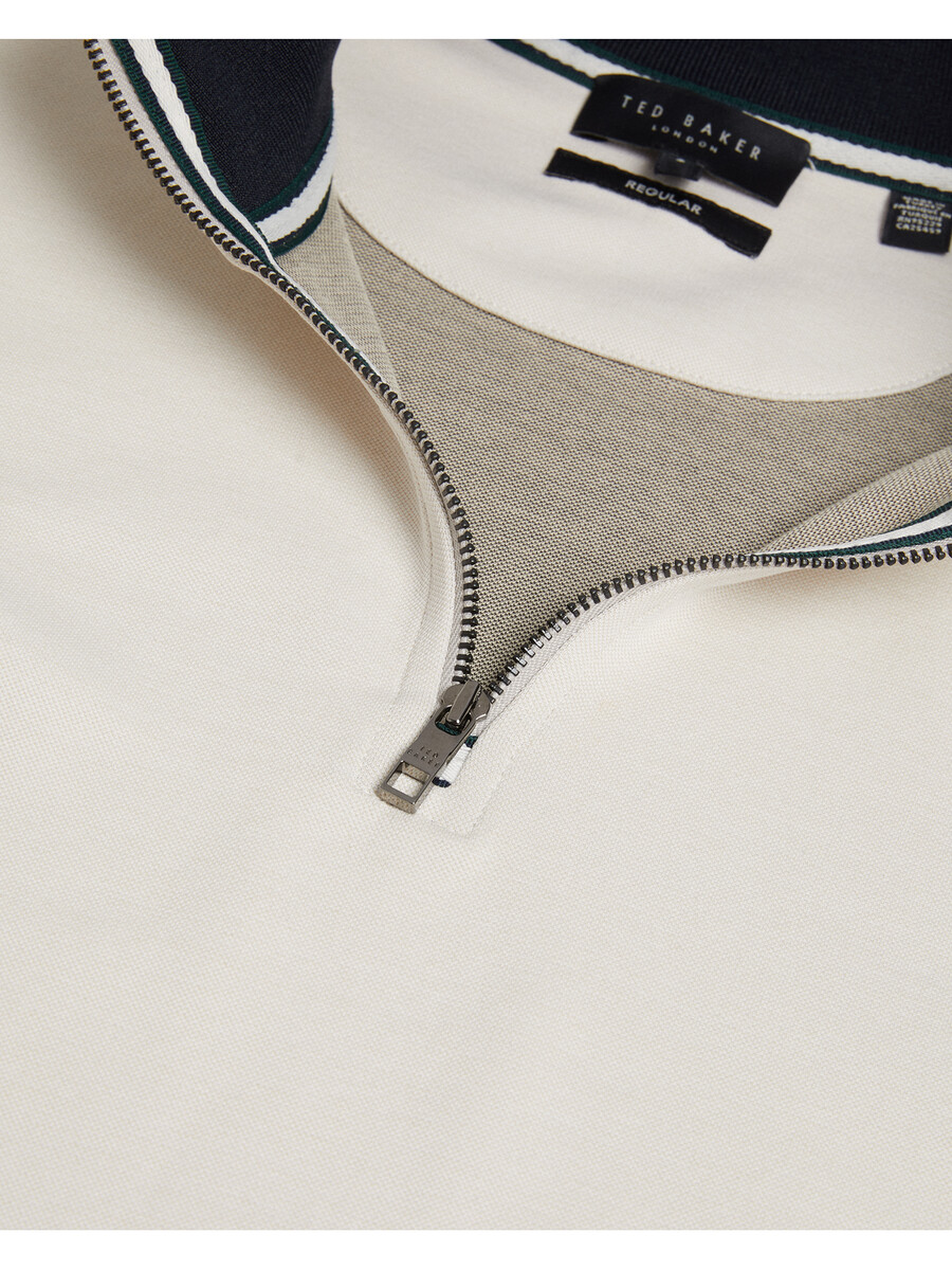 pryor - sudadera con cuello alzado y media cremallera