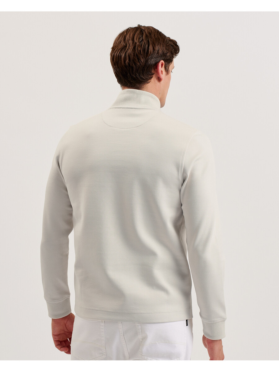 pryor - sudadera con cuello alzado y media cremallera
