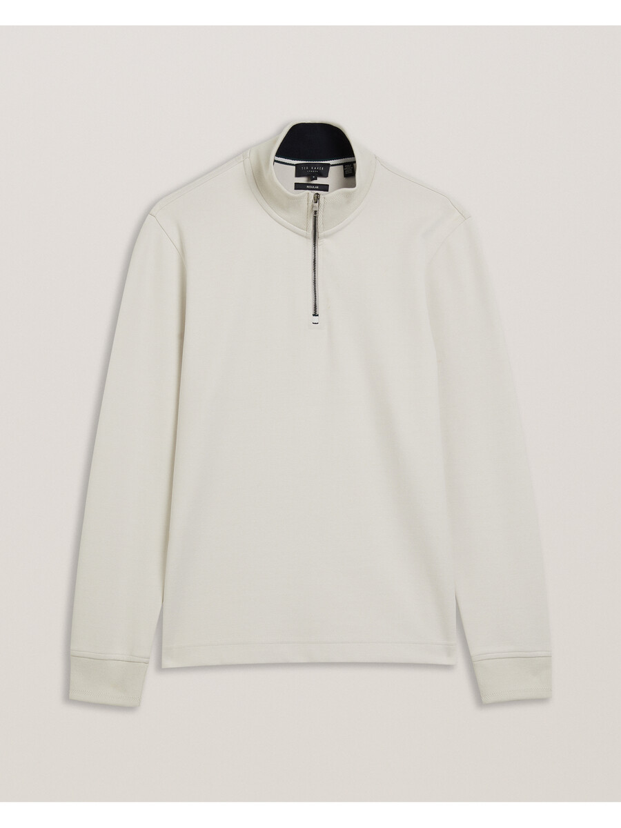 pryor - sudadera con cuello alzado y media cremallera