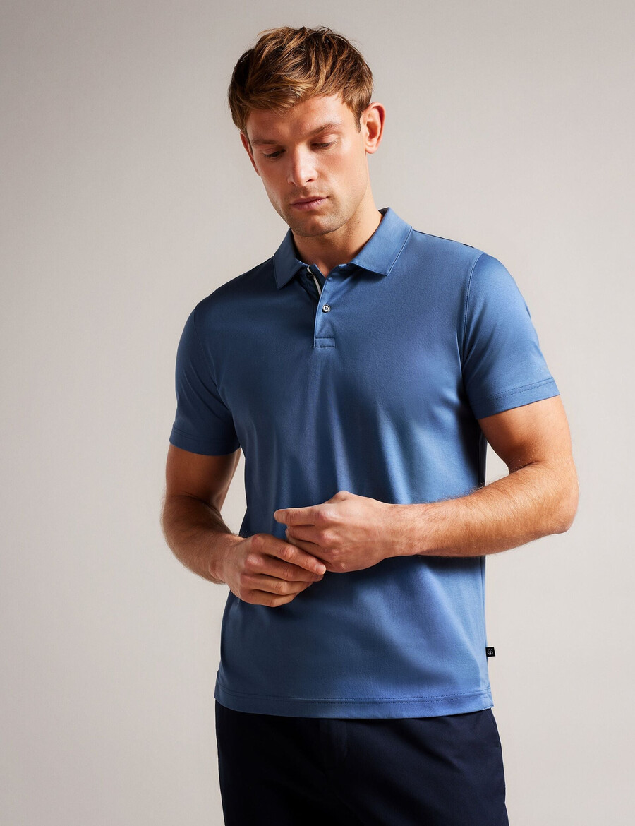 zeiter - polo slim fit de puro algodón