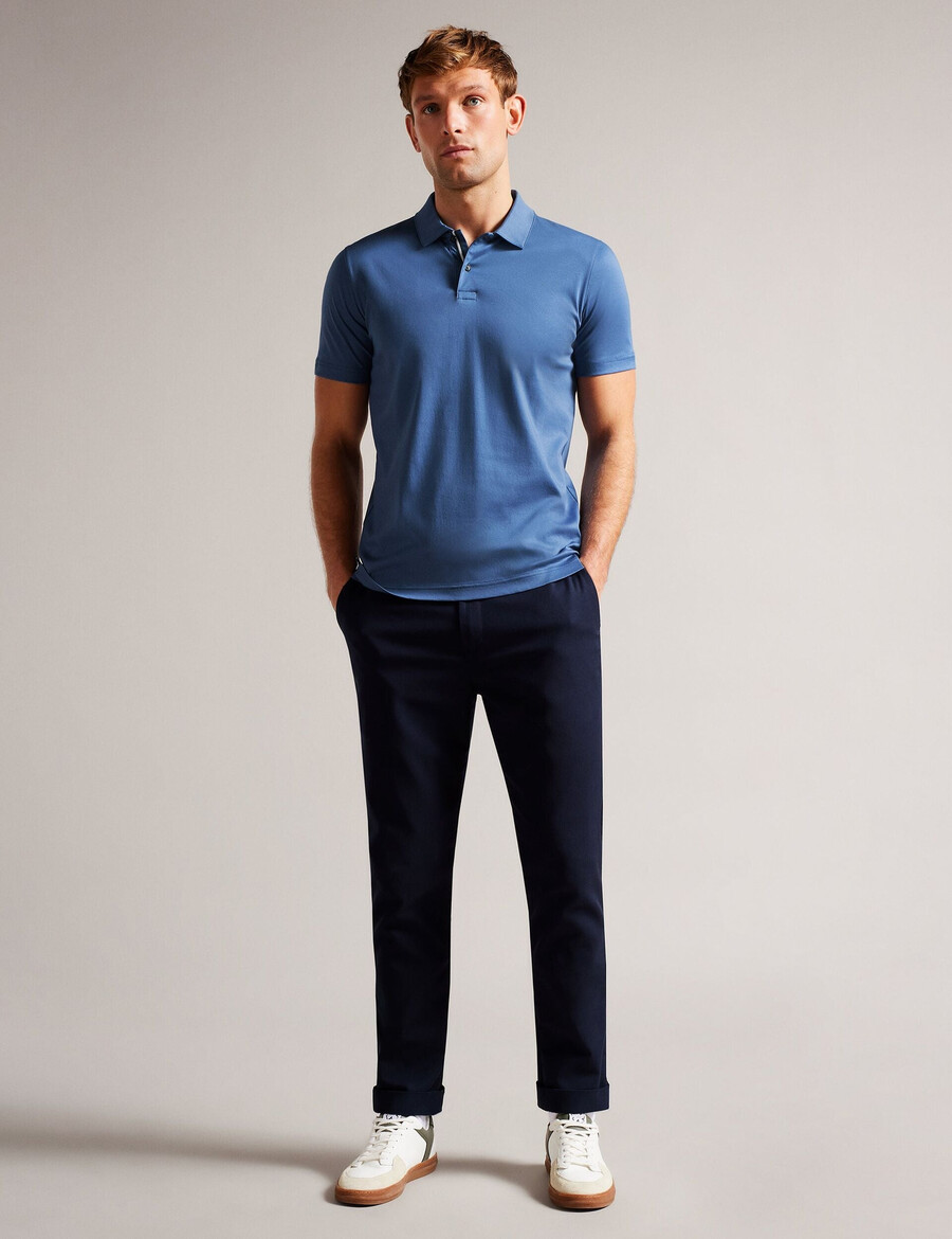 zeiter - polo slim fit de puro algodón