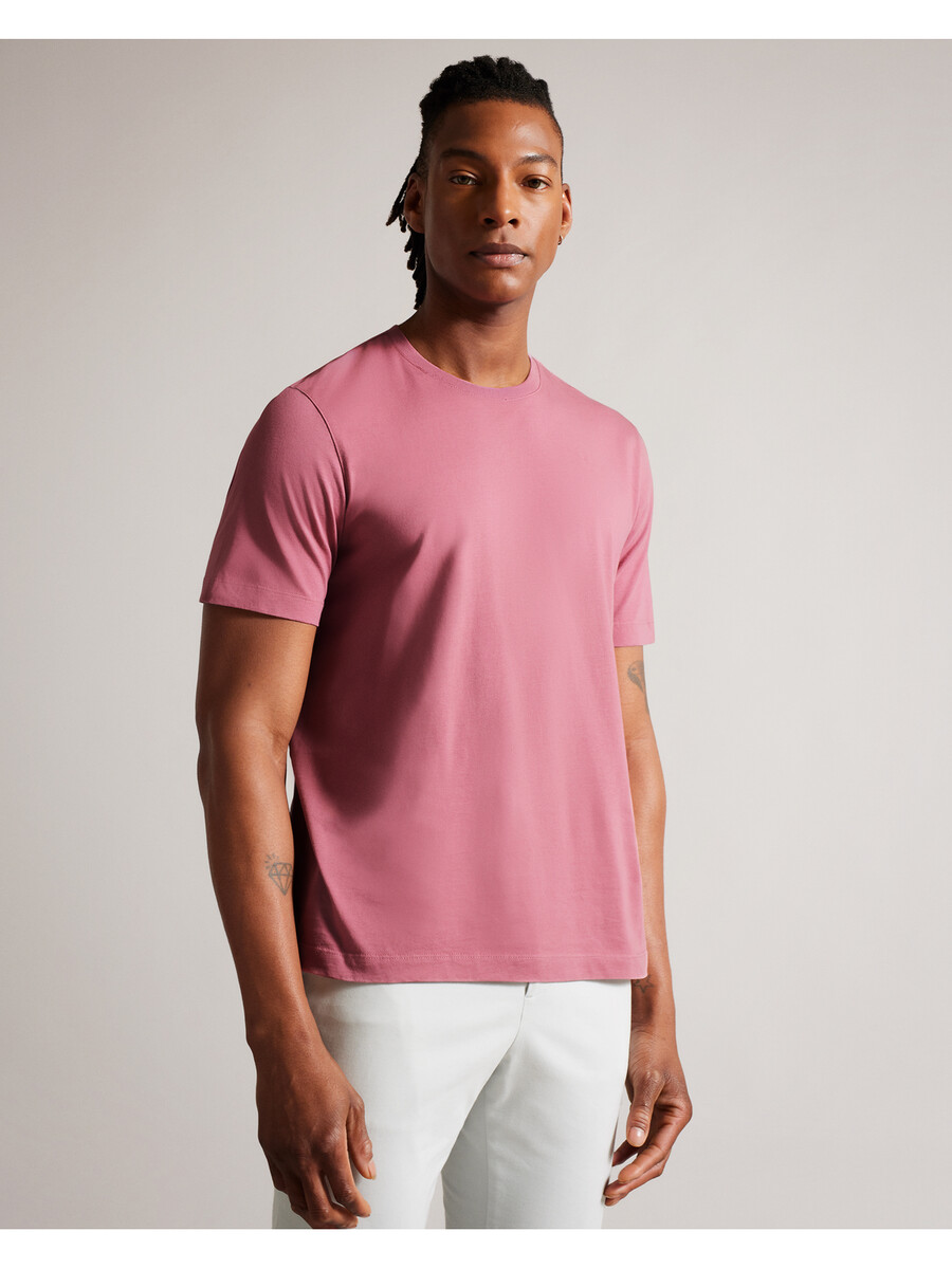 tywinn - camiseta clásica de algodón con cuello redondo