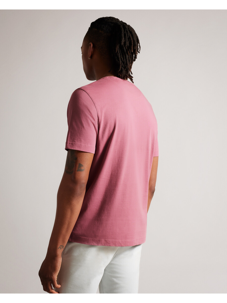 tywinn - camiseta clásica de algodón con cuello redondo