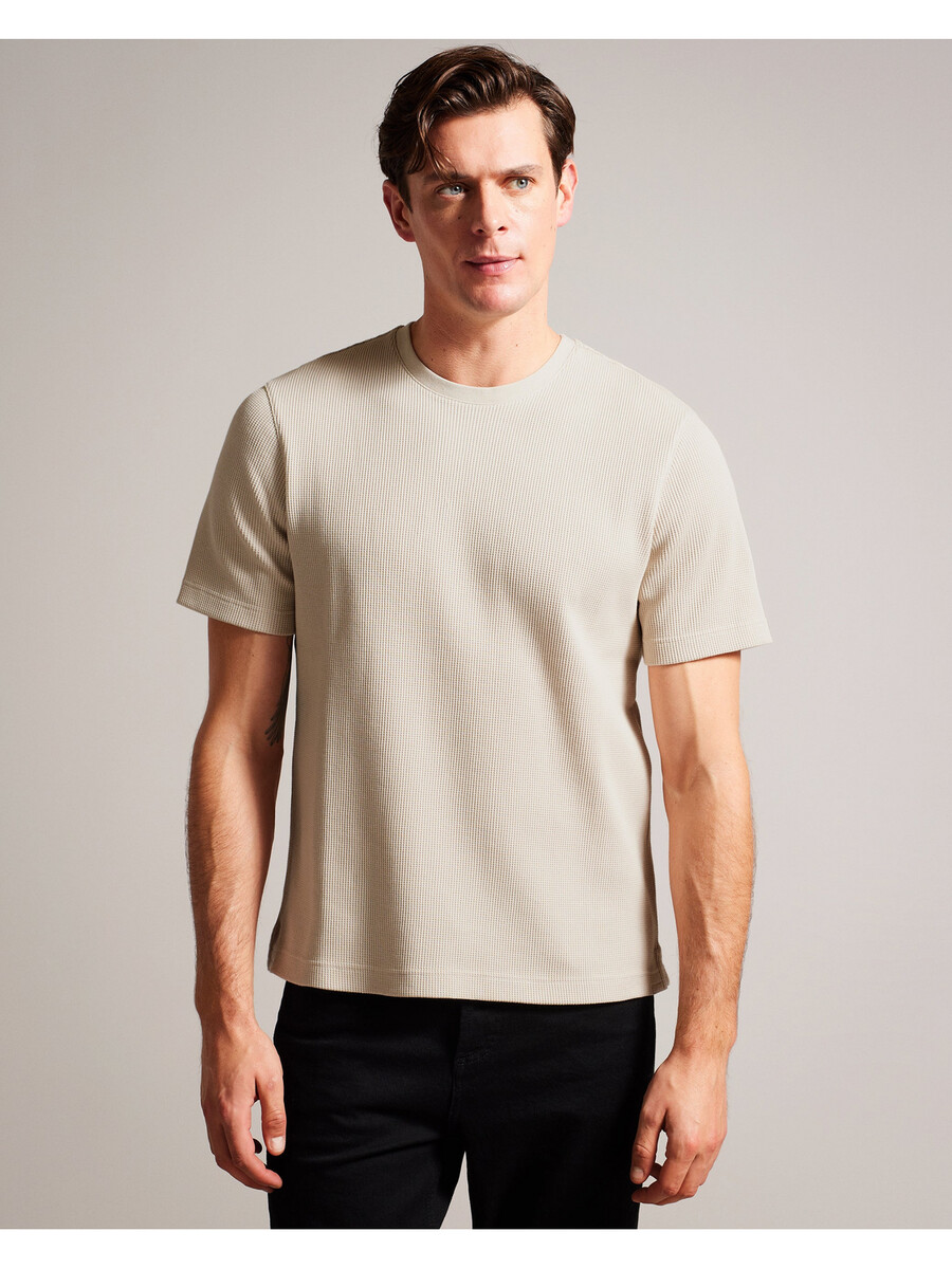 frute - camiseta texturizada de manga corta regular