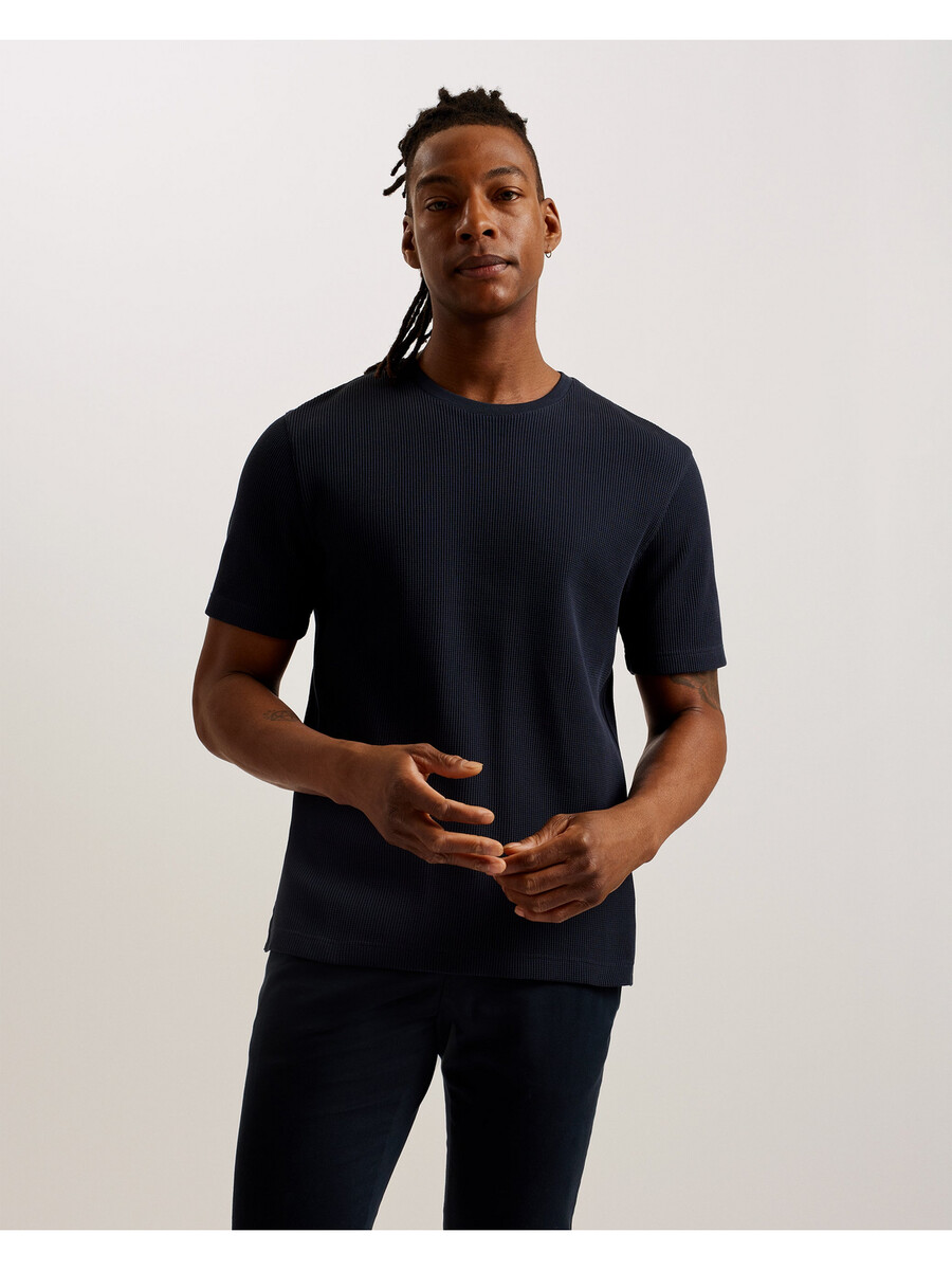 frute - camiseta texturizada de manga corta regular