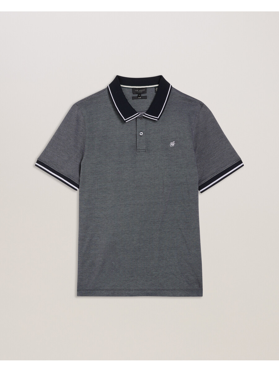 helta - polo de manga corta y corte ajustado