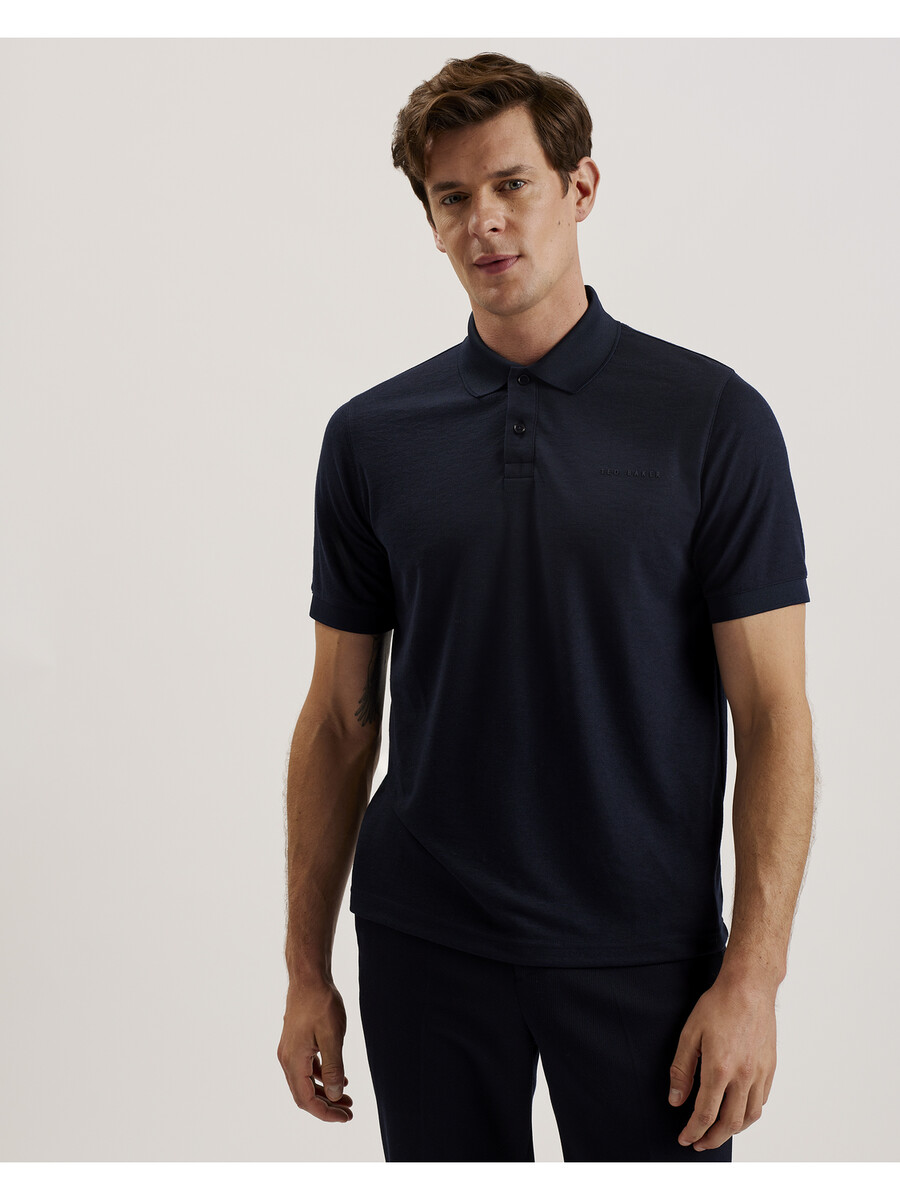 karty - polo de manga corta regular con marca