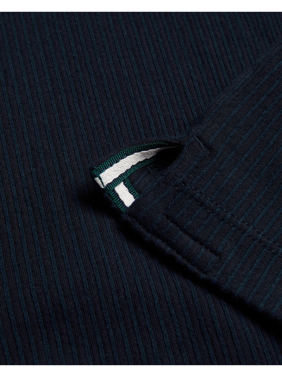 heynes - camiseta de cuello redondo de algodón acanalado
