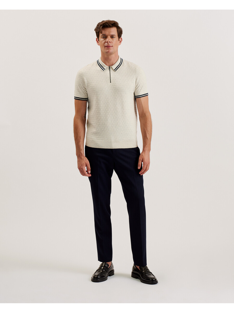 mahani - polo con cremallera