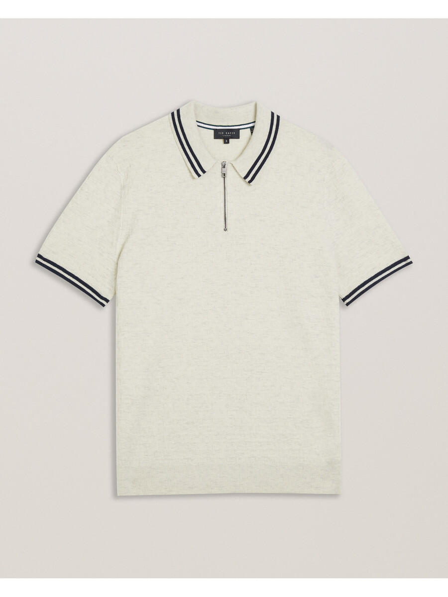 mahani - polo con cremallera