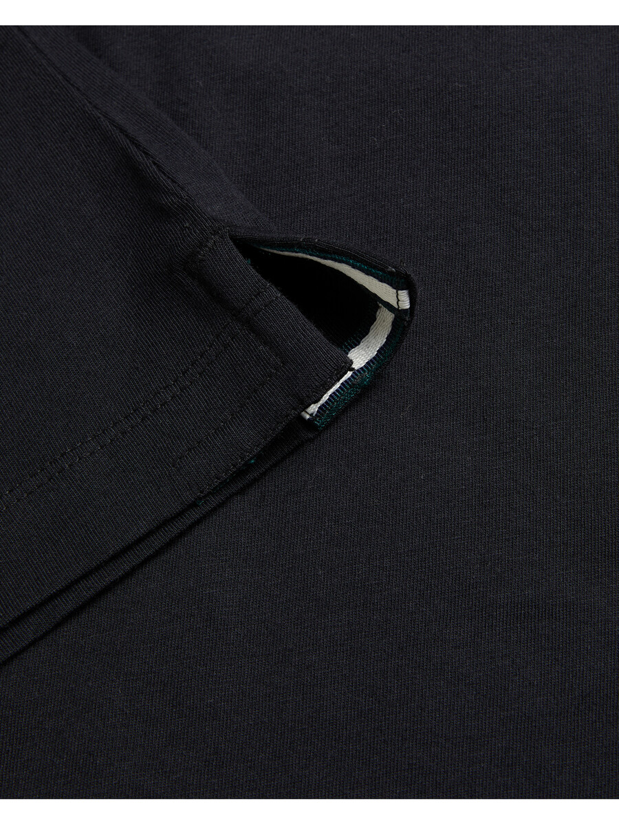 tessman - camiseta de algodón con cuello redondo y estampado de cuadros