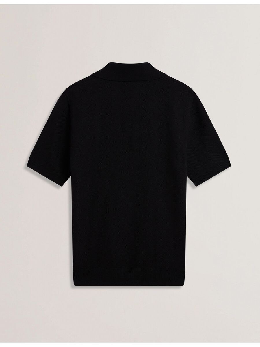 cuatro - polo ss con cremallera y espiga