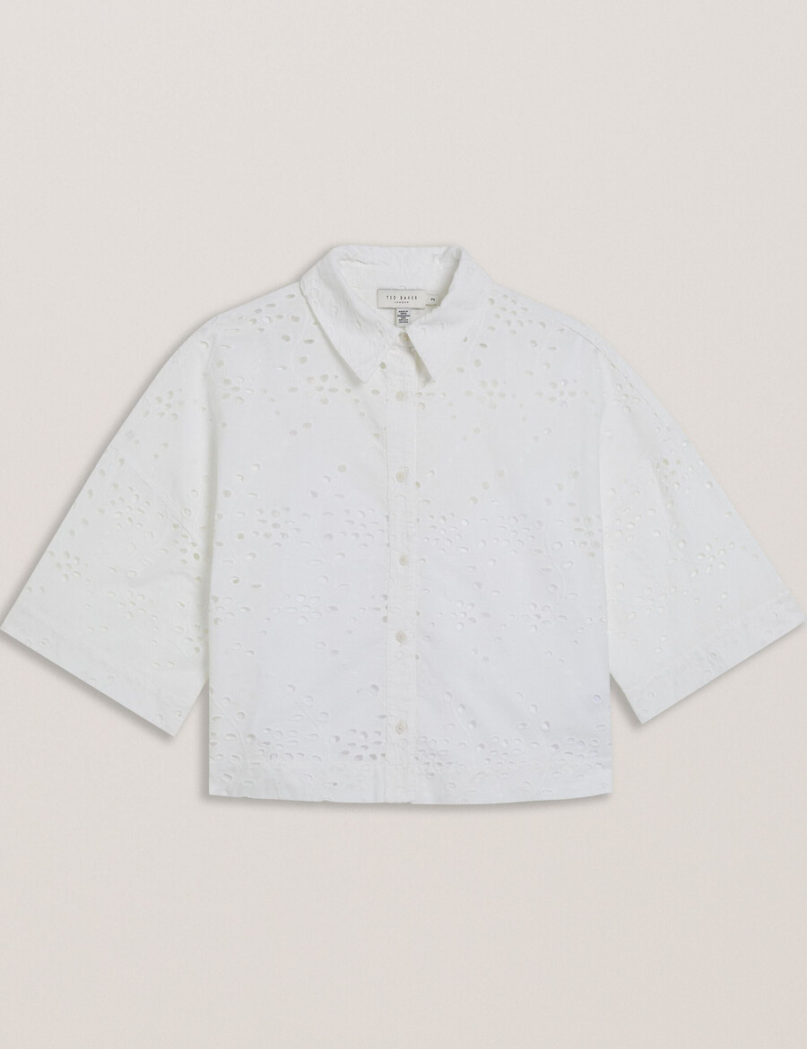 kilkis - camisa corta con bordados