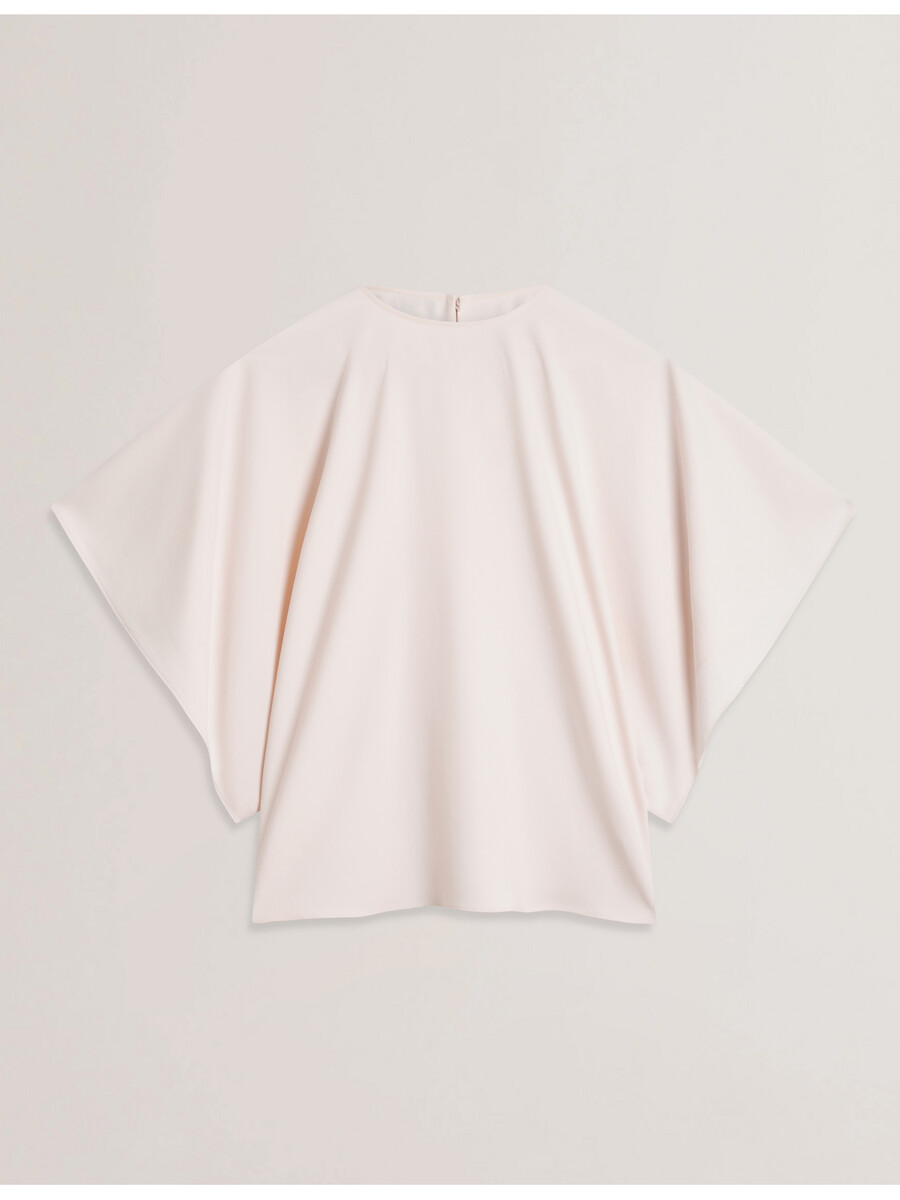 cherika - blusa tejida de manga corta con estampado de murciélago